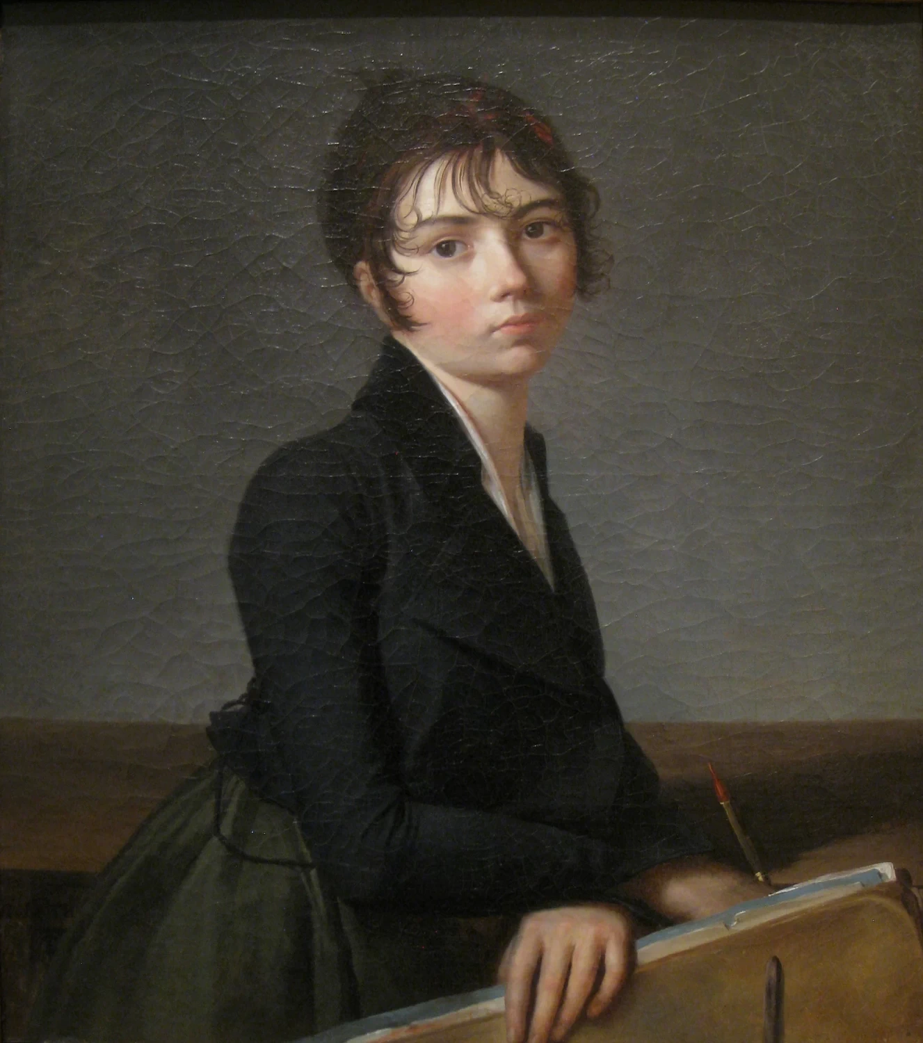 Ragazza con cartelletta - Worcester Art Museum